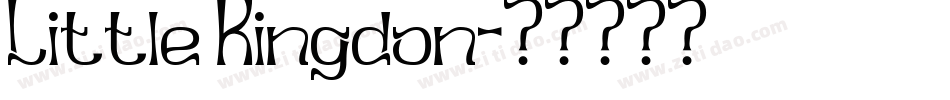 Little Kingdon字体转换